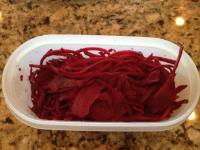 Shredded Raw Beets