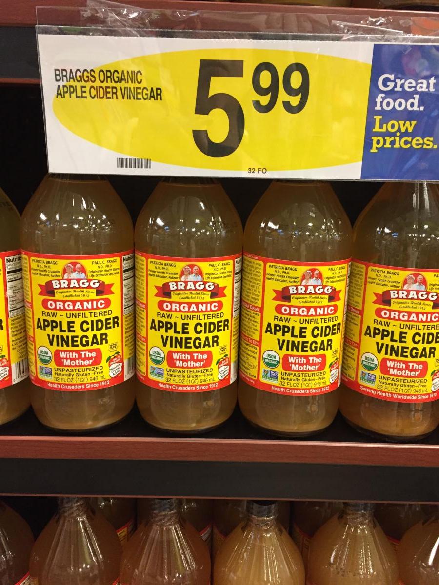 Braggs Apple Cider Vinegar encourages minerals